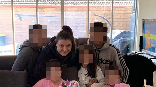 Zara Xenitopoulos, 40, says homeschooling her kids during the Covid pandemic drove her to becoming a heavy drug user. Picture: Supplied