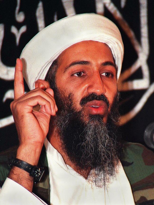 Islamic terrorist Osama bin Laden.