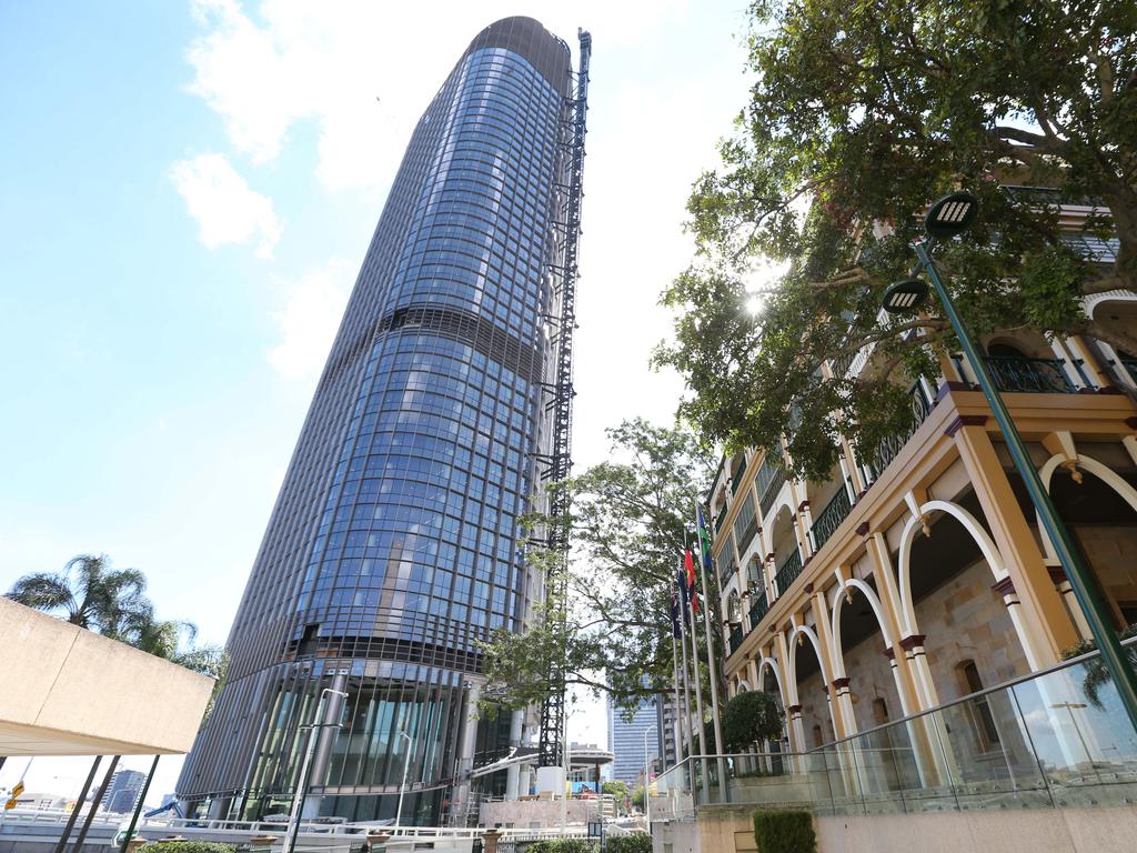 The Queensland State Government office building, 1 William Street dubbed The Tower of Power. Picture: Lyndon Mechielsen/The Australian