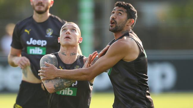 Dusty and Marlion delivered for SuperCoaches against the Blues. Picture: Getty Images