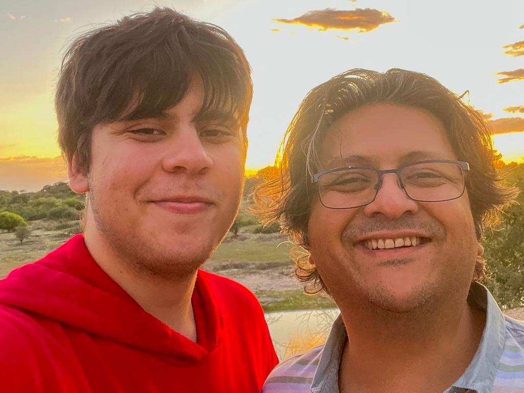 Sahzada Dawood and his son Suleman Dawood, 19, both died during the trip. Picture: AFP