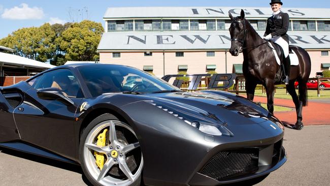 Umm. Some very fast and furious Ferrari wheels — if you half a round half a million to spare ...