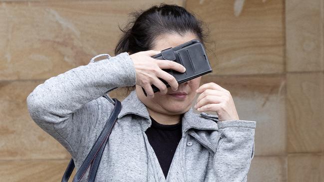 ADELAIDE, AUSTRALIA - NewsWIRE Photos SEPTEMBER 4, 2023: Jianzhen Li outside Adelaide Magistrates Court. Jianzhen Li is charged with money paid in a brothel. Picture: NCA NewsWIRE / Emma Brasier