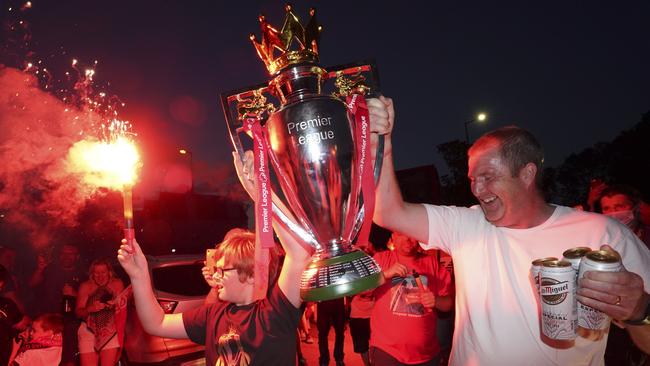 Liverpool supporters finally have the chance to celebrate a Premier League title win.