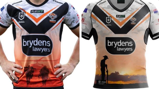 The Wests Tigers have fixed their mistake. Photo: Wests Tigers