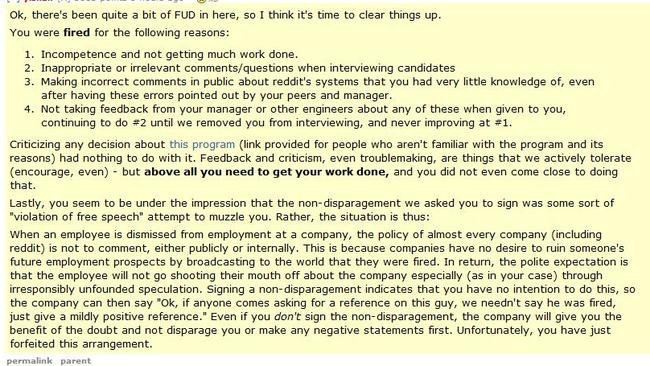 Fired Employee Slams Reddit on Reddit, Gets a Brutal Response From CEO