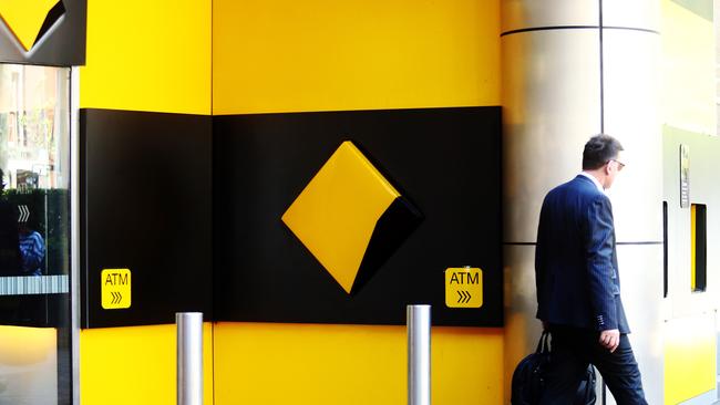 24/10/2017: Generic pictures of Commonwealth Bank logo. Hollie Adams/The Australian