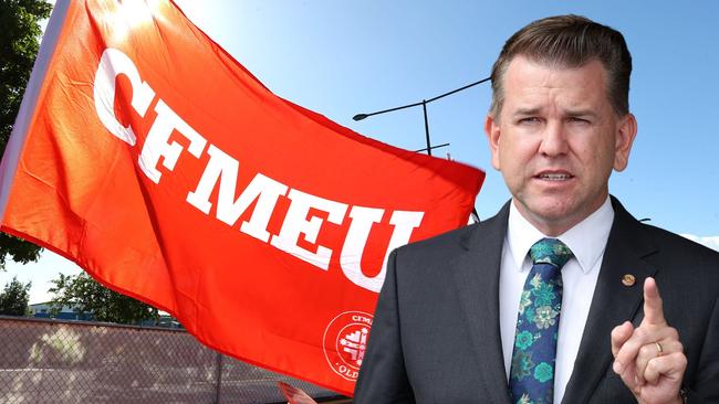 Industrial Relations Minister Jarrod Bleijie, in a letter, told the CFMEU's Kurt Pauls that he had made the decision to end his appointment as a worker representative member.