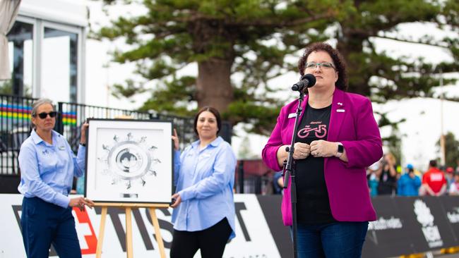 Wollongong deputy mayor Tania Brown at the Championships. Picture: Wollongong City Council