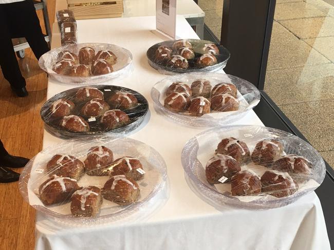 NSW parliamentary staff are keeping spirits high with hot cross buns on offer for the skeleton staff still in the building.