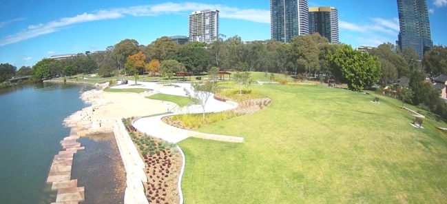 Mcllwaine Park after $8.7 million upgrade