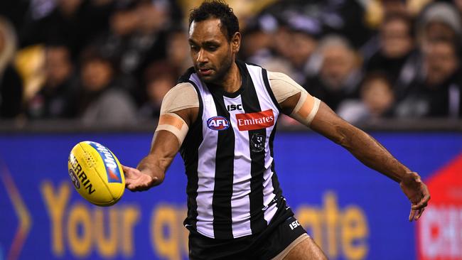 Travis Varcoe of the Magpies.