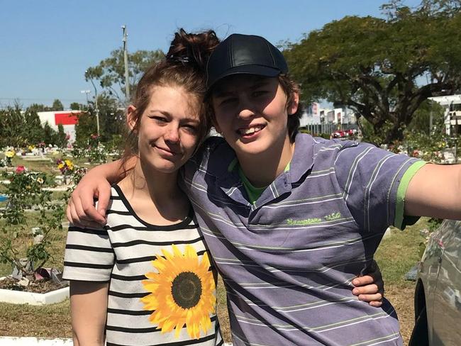 John Gus Kershaw, pictured with his sister Clair, was 18 years old when he and two others were killed in a tragic accident at Clarke Creek, about 190kms north of Rockhampton, on November 11, 2021.