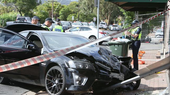 Goodwood Road crash. Picture: Emma Brasier