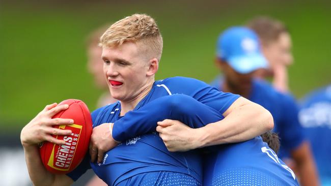 Red Og Murphy of the Kangaroos. AAP Image/Scott Barbour