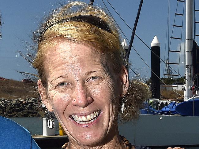 Stuart Tivey and Lisa Sampson, pictured with dog Coco, are operators of Big Mumma Sailing. PICTURE: Matt Taylor