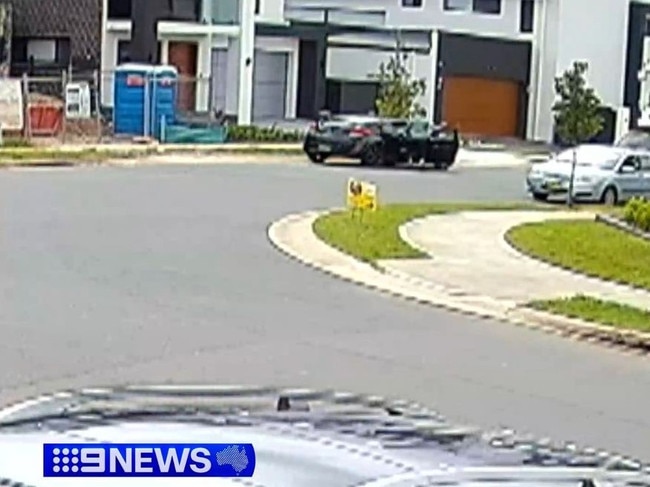 A man has been charged with murder after a body was found on a Mt Druitt street on Saturday night. Picture: 9News.