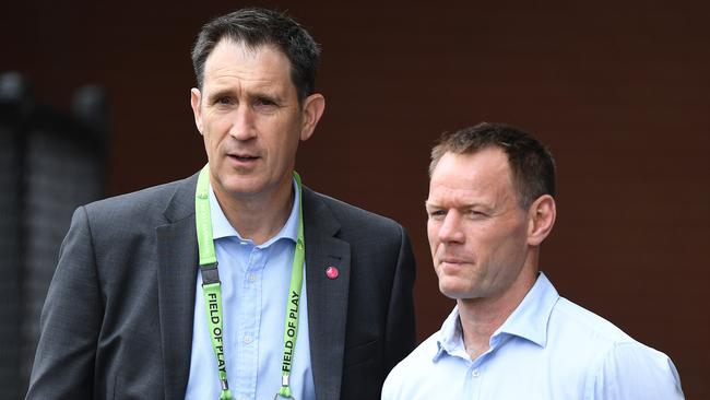 James Sutherland and Pat Howard have come under fire. Picture: AAP