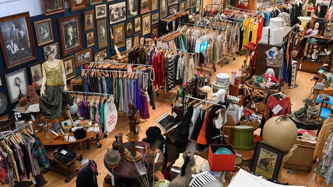 A range of the second-hand and vintage goodies on offer at Ball and Chain. Picture: Penny Stephens