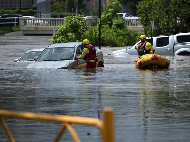 Flash flooding in Hanlon Park.