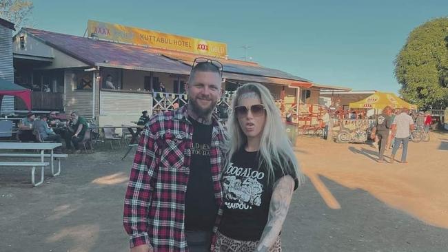 A tattoo shop owner and her barber fiance charged with attacking a woman at a Mackay nightclub will both go to trial after they faced court together to plead not guilty.