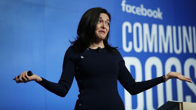 Chief operating officer Sheryl Sandberg says ‘faith organisations and social media are a natural fit because both are about connection’. Picture: AFP