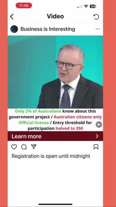 deepfake video of Prime Minister Anthony Albanese promoting an investment scam