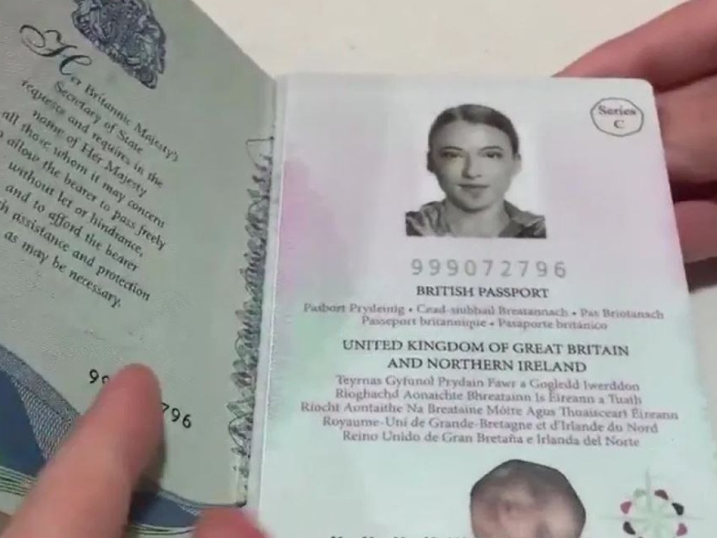 ‘Angela’ looks pretty good for her age. Picture: Home Office
