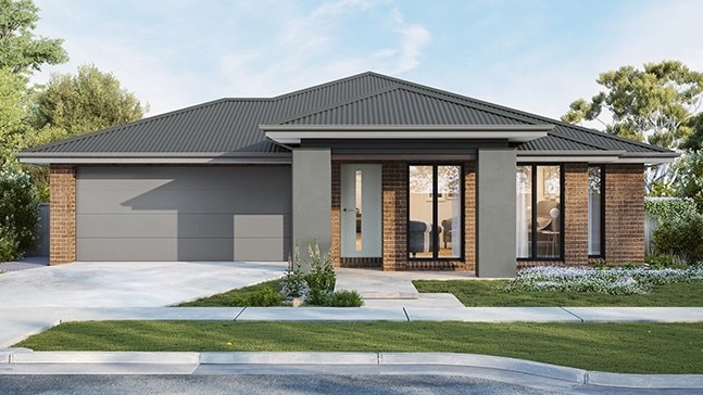 A Langdon display home in Lucas, Ballarat. Photo: Langdon