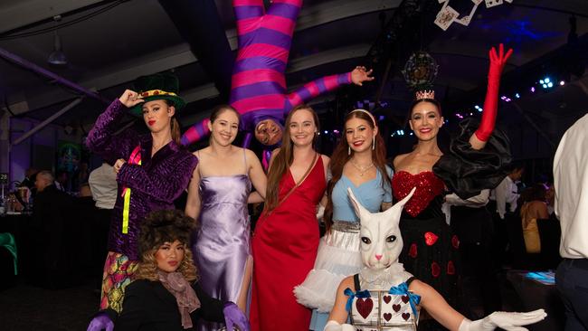 Cheyenne and Brianne with Karibu Collective at the Great Humpty Ball Darwin 2024. Picture: Pema Tamang Pakhrin