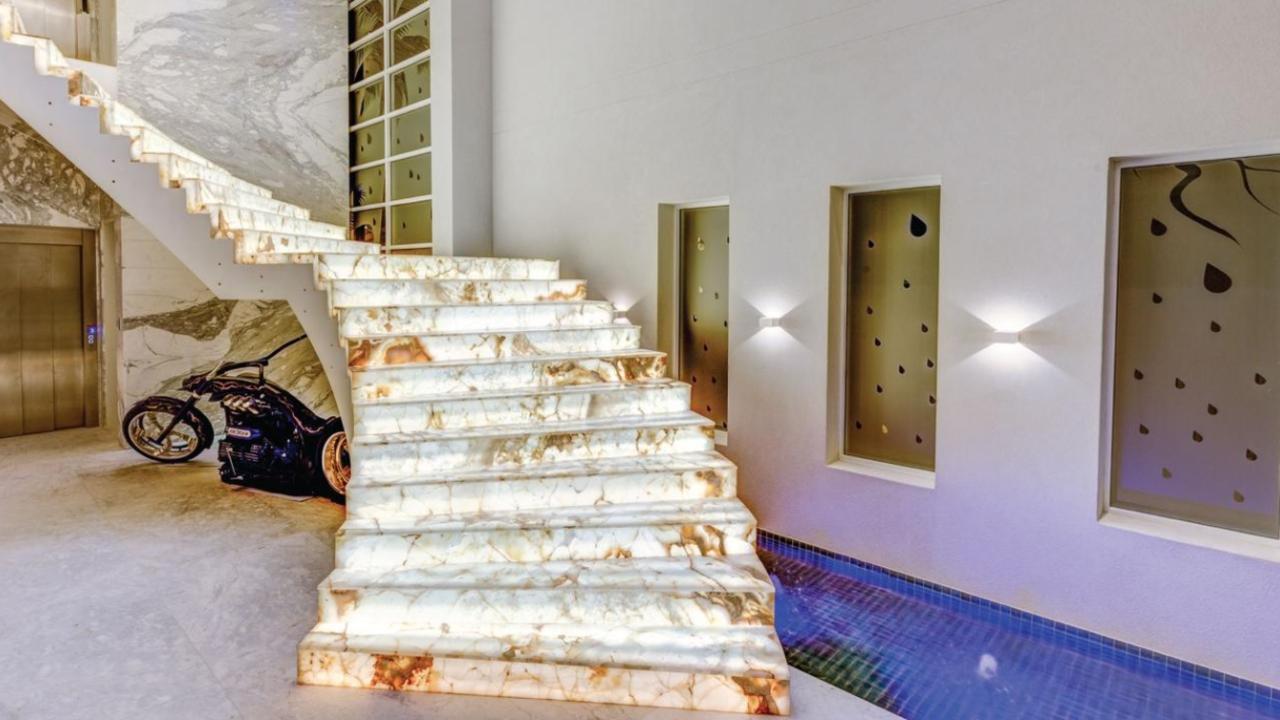 Salim Mehajer's marble staircase. Picture: Supplied/Surethingrealty.