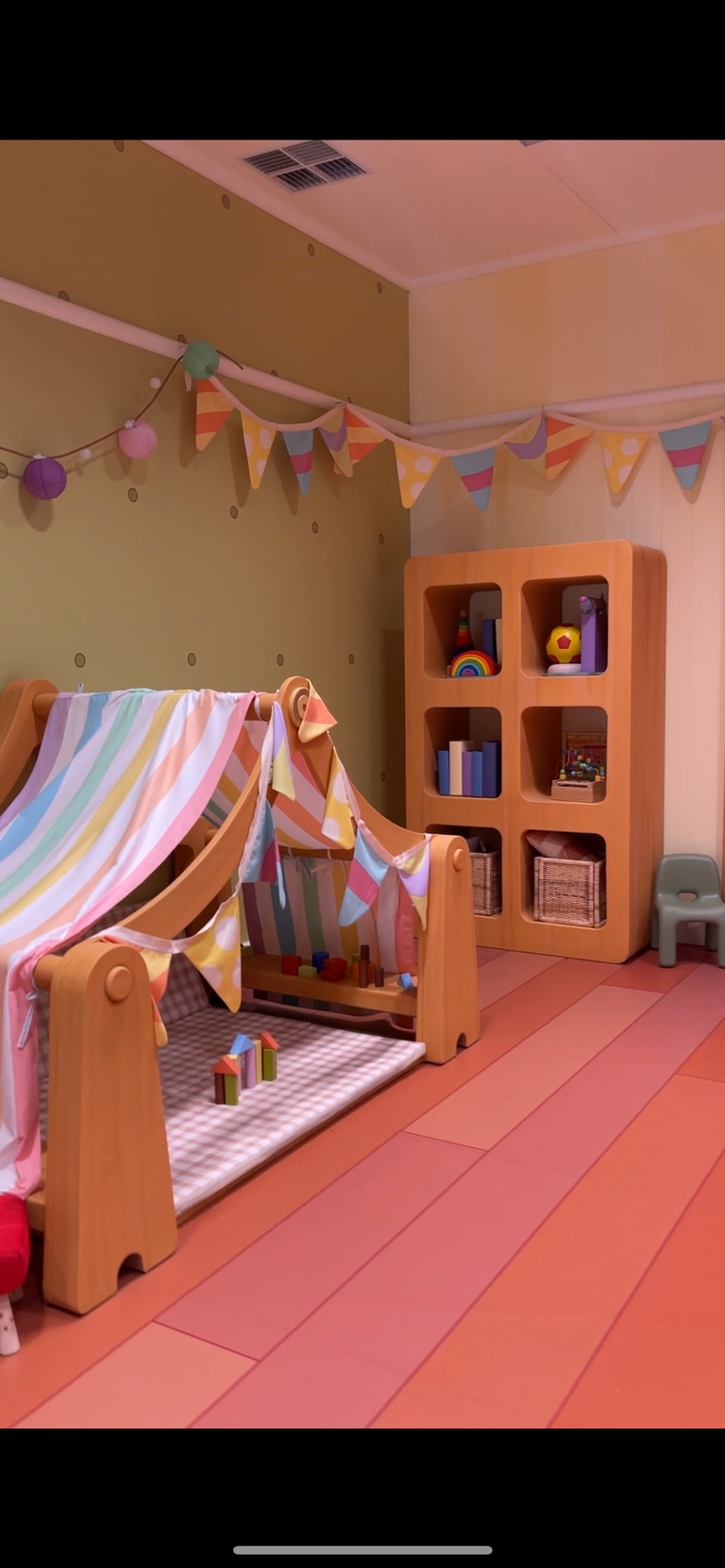 A sneak peak inside Bluey and Bingo’s playroom.