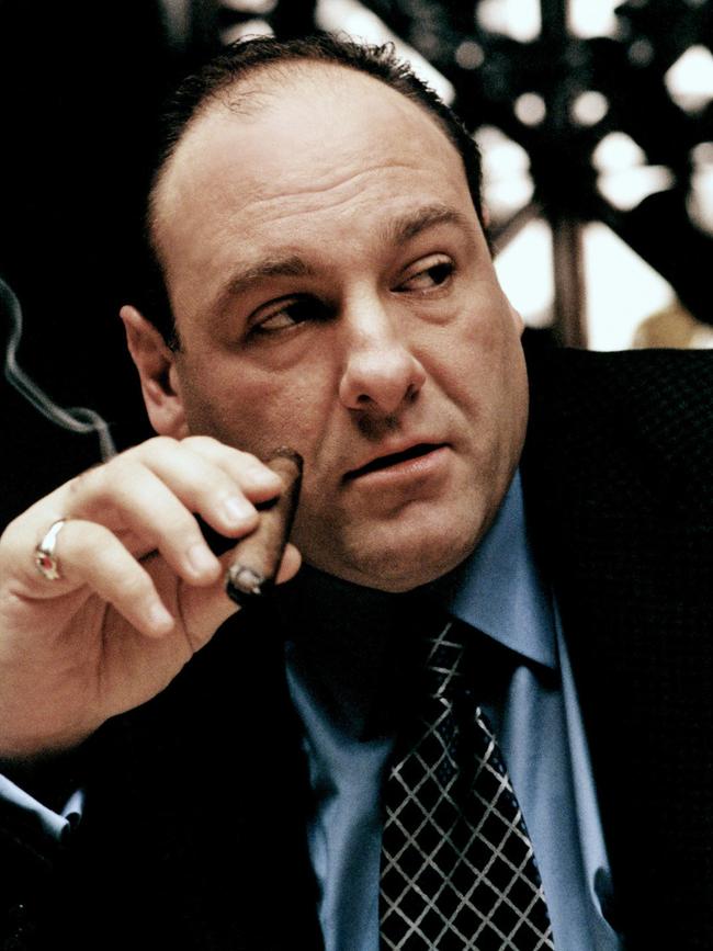 Actor James Gandolfini as Tony Soprano in 'The Sopranos'.