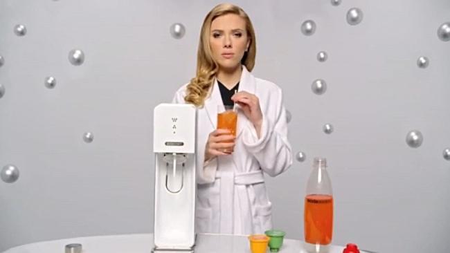 Supplied Editorial Scarlett Johansson sodastream ad