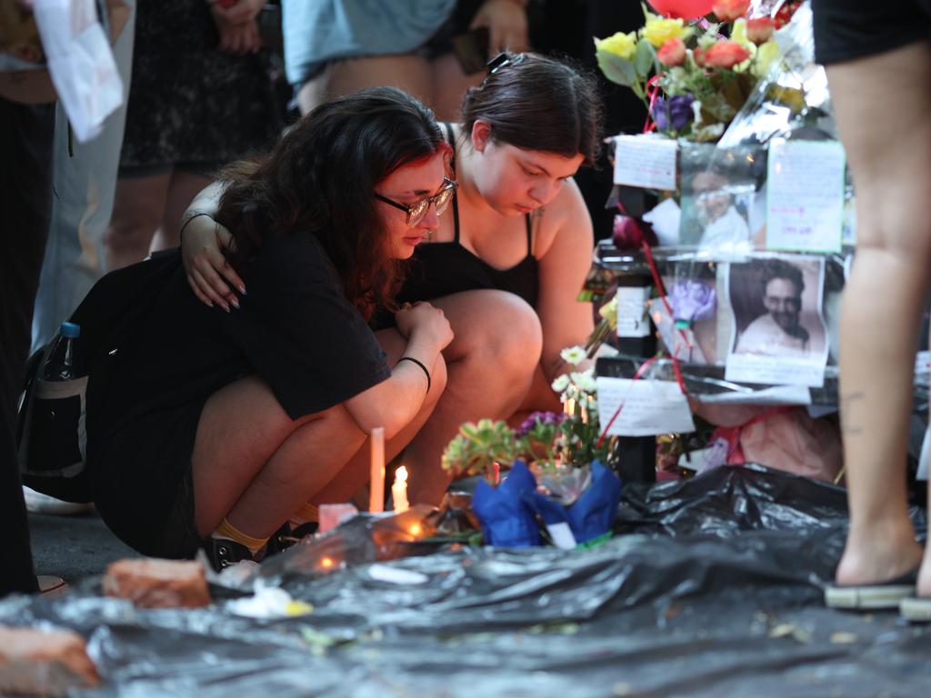 Fans around the city gathered to pay tribute to the former member of One Direction. Picture: Getty