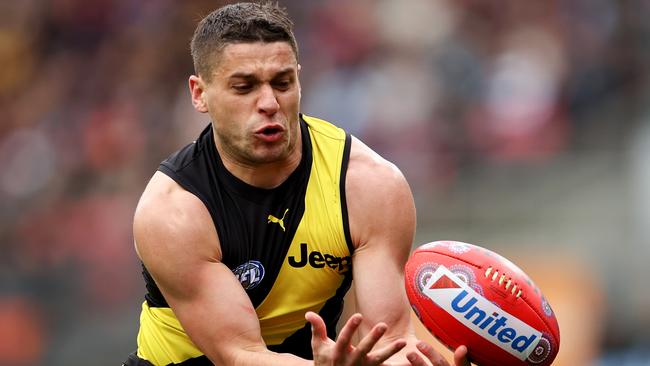 Injury-addled Dion Prestia faces another stint on the sidelines. Picture: Getty Images