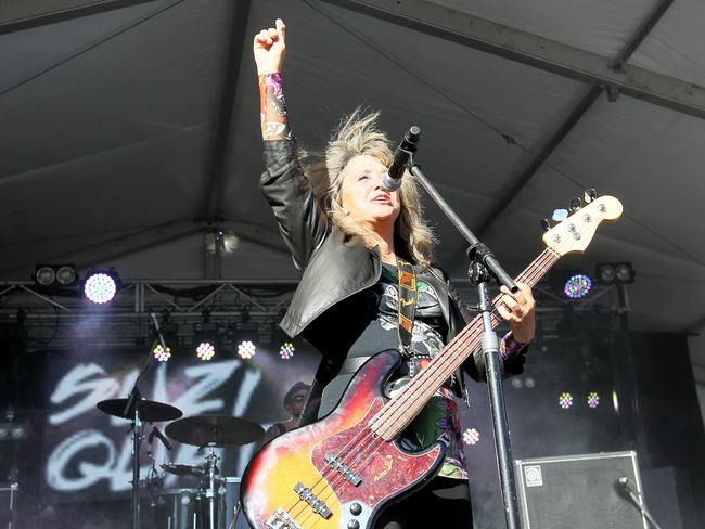 Suzi Quatro has been rocking Australian stages for five decades. Picture: Ross Marsden