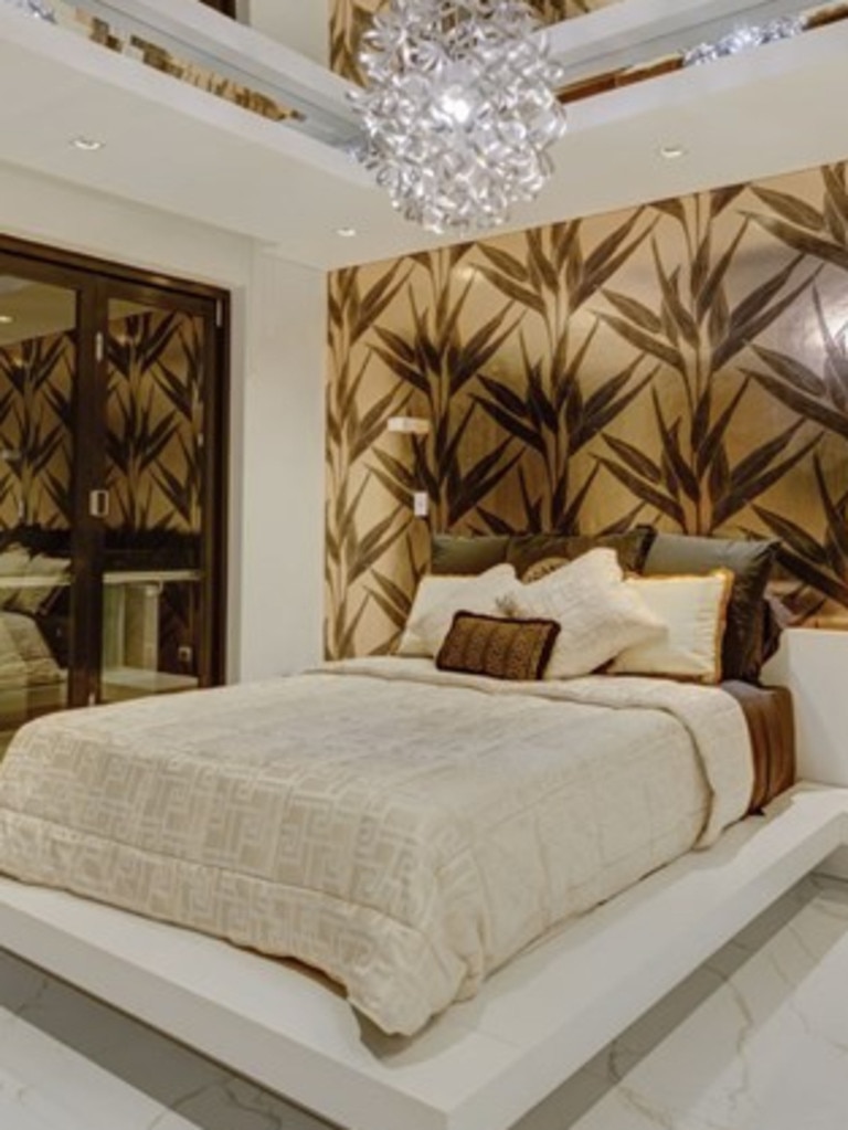 A bedroom in former Auburn deputy mayor Salim Mehajer’s Lidcombe home.