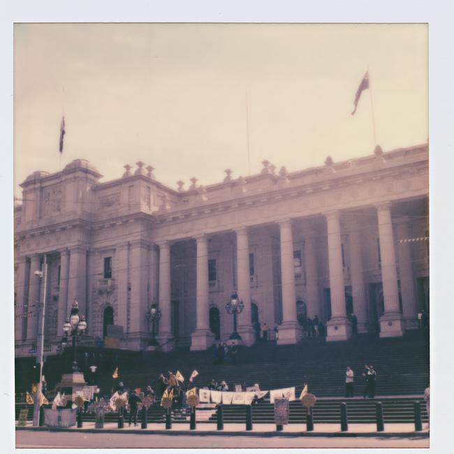 Victorian State Parliament. #polaroidoriginals Copyright: Maripol.