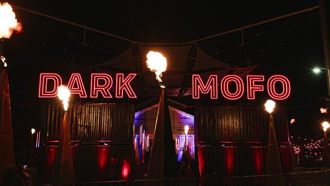 Dark Mofo 2021. Entrance to the Winter Feast. Picture DarkLab Media