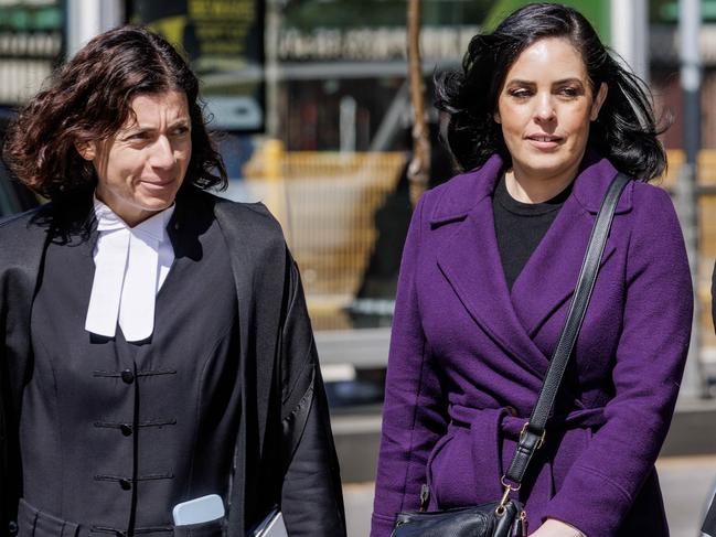 MELBOURNE, AUSTRALIA - NewsWire Photos - OCTOBER 2, 2024. Moira Deeming arrives at Federal court  in defamation battle with Victoria Liberal Leader John Pesutto. David Southwick MP is giving evidence on Wednesday.Picture: David Geraghty / NewsWire