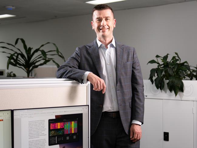 Friday 30th May, 2025. Photo: Consunet CEO Kuba Kabacinski.  Kuba has been nominated for an EY Entrepreneur of the Year Award.The company is an Ai and cyber specialist servicing the defence industry. Picture: Tim Joy