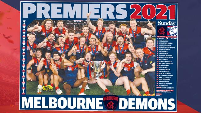 Download the Melbourne Premiers poster.