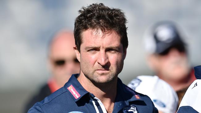 Cats VFL - GEELONG v COLLINGWOOD.Geelong VFL Coach Shane O'Bree.Picture: NIGEL HALLETT