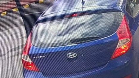 A two-year-old child was in the dark blue Hyundai i30 at the time it was stolen. Picture: WA Police