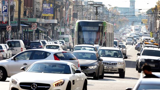 Brunswick St would be exempt from the 30km/h zone trial. Picture: Andrew Tauber