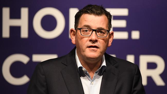 Victorian Premier Daniel Andrews is ‘not giving a positive road map out of what is fast becoming an economic disaster’. Picture: Getty Images