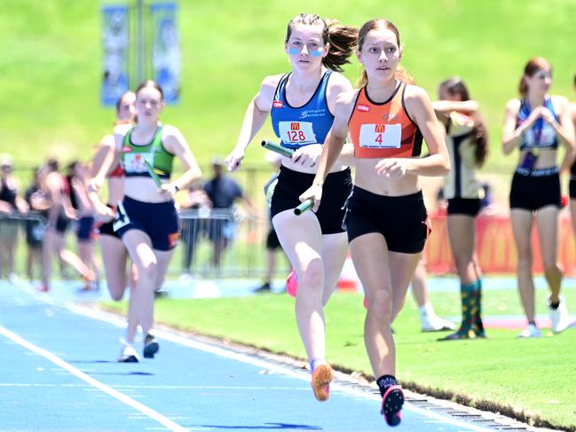 Queensland Little Athletics State Relay Championships. Saturday December 2, 2023. Picture, John Gass