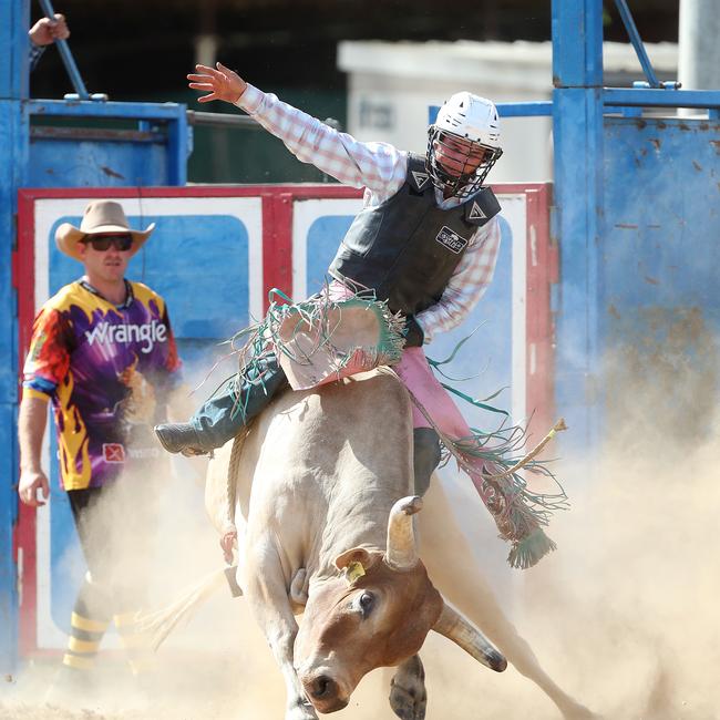 The bull ride produced some classic moments.