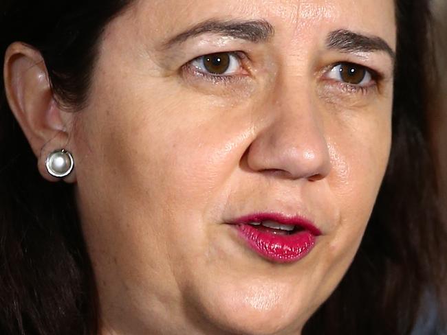 Jackie Trad and Annastacia Palaszczuk Premier of Queensland and Curtis Pitt launch of an expanded Advance Queensland program at a breakfast attended by around 140 business, university and industry reps. campus. Photo Adam Armstrong.